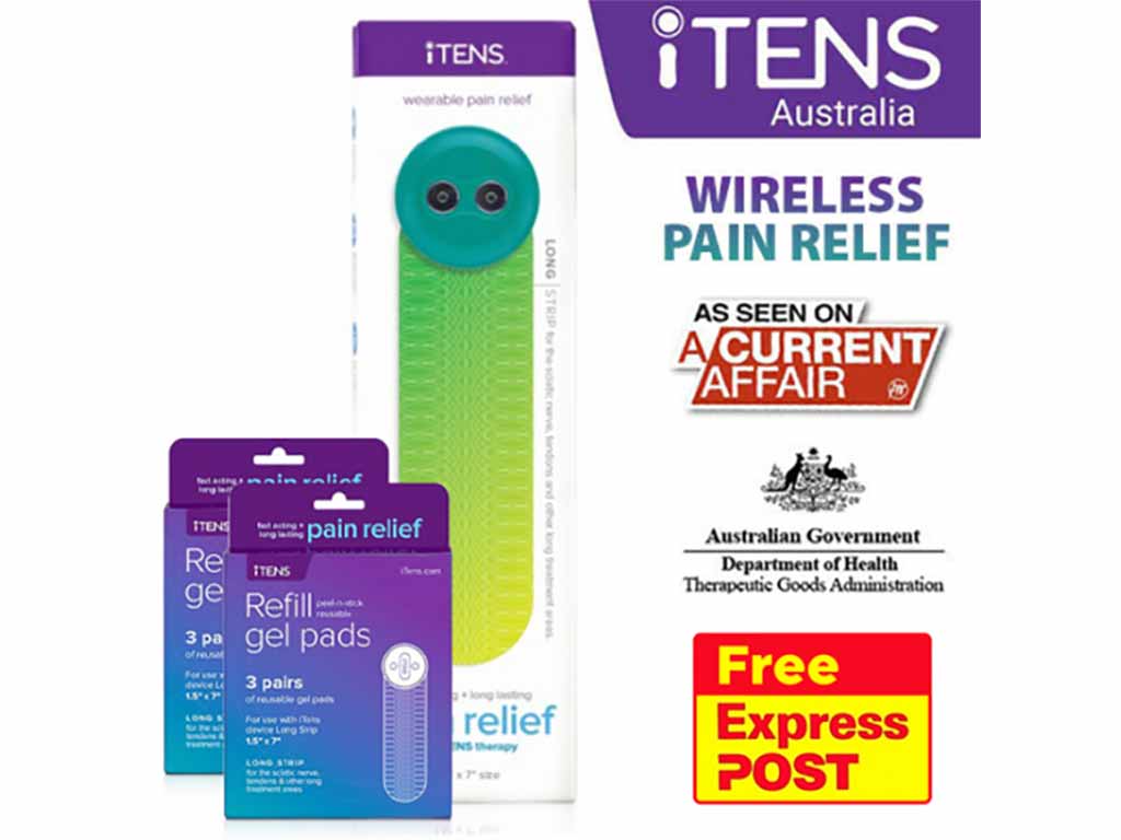 iTENS long strip wings and refill gel pads