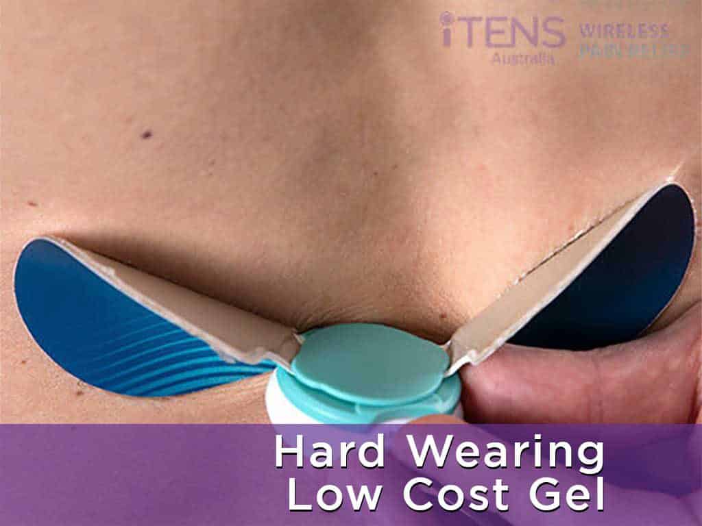 Place TENS electrode pads on a clean skin