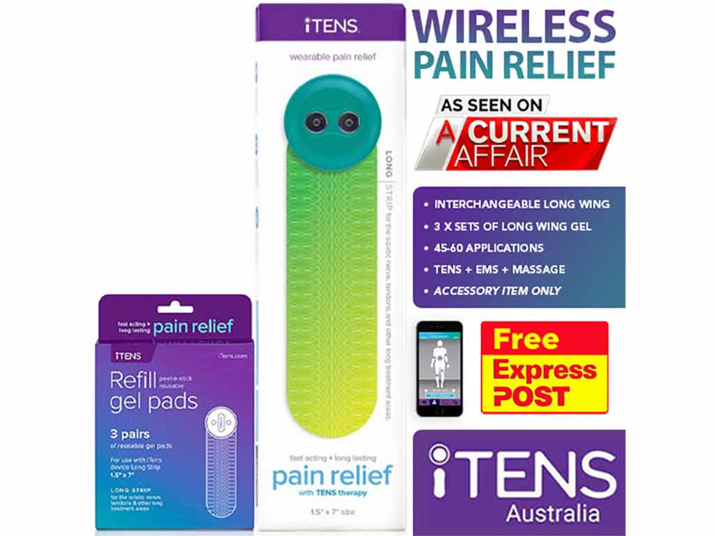 A wireless pain relief unit from iTENS Australia
