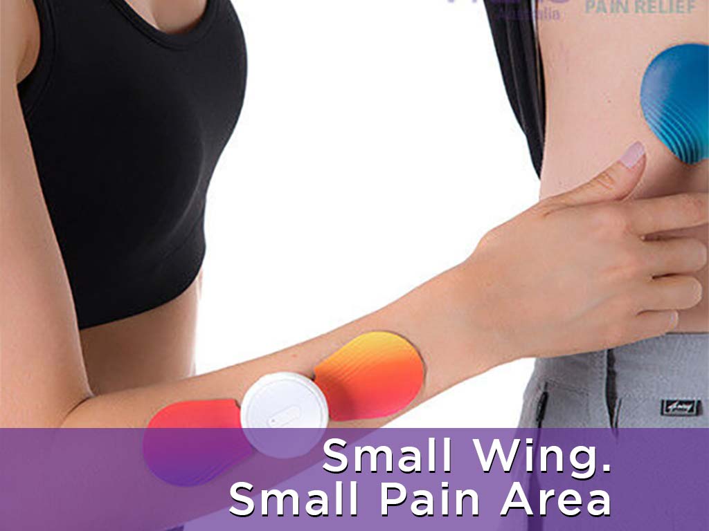 Using a TENS machine on the forearms and lower back