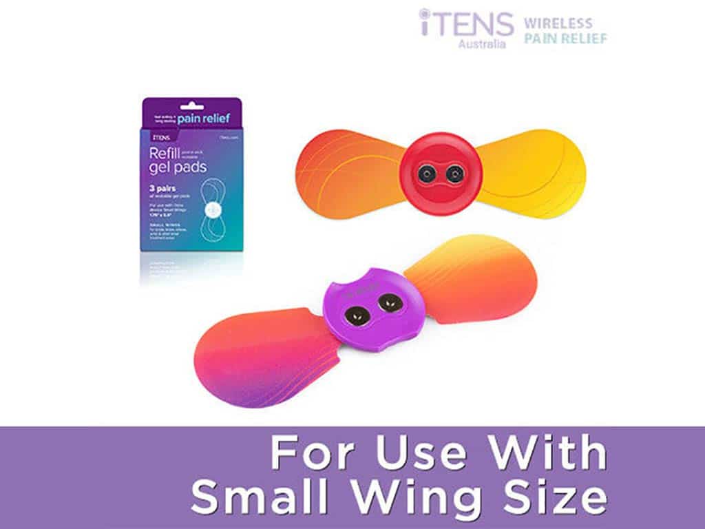 Two small wing gel pads